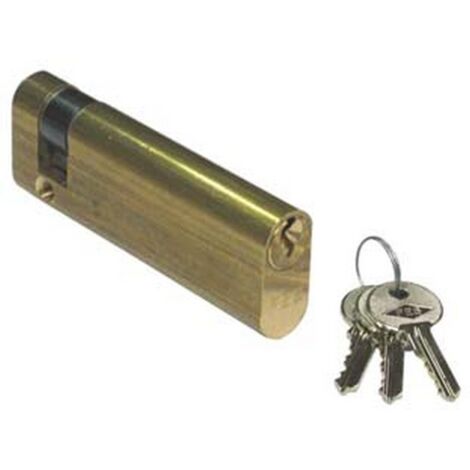 1PZ mezzo cilindro ovale per maniglioni antipanico nf150  - mm.76 decentrato (60x16) (nf150)