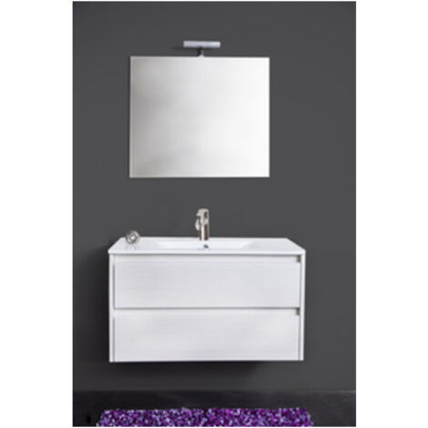 1PZ MOBILE BAGNO 'FEDERICA' CM.90 BIANCO PORTUNA