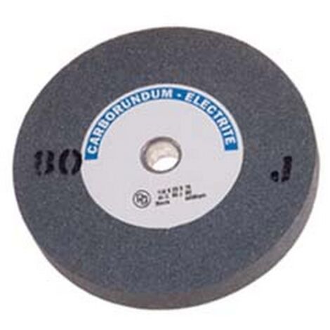 1PZ MOLA  ABRASIVA  AD IMPASTO CERAMICO IN CARBURO DI SILICIO VERDE -  mm.200x20 foro 20 grana 80 PG C49.016