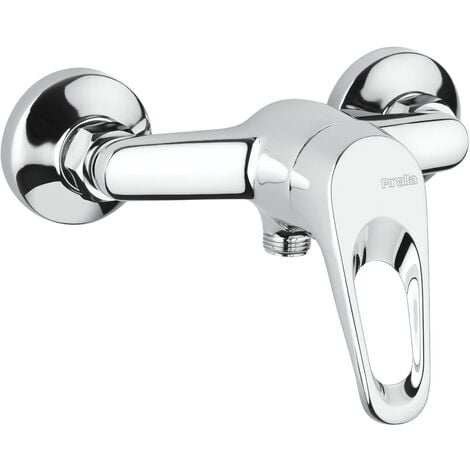 PIRALLA RUBINETTERIA 1PZ MONOCOMANDO ESTERNO DOCCIA 'NAOMI' cromato