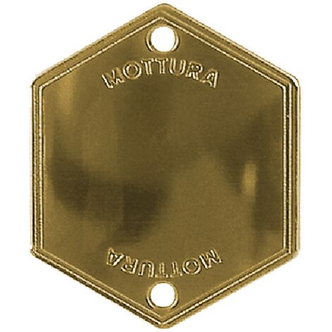 1PZ MOSTRINA COPRIFORO ART.95146 finitura bronzata