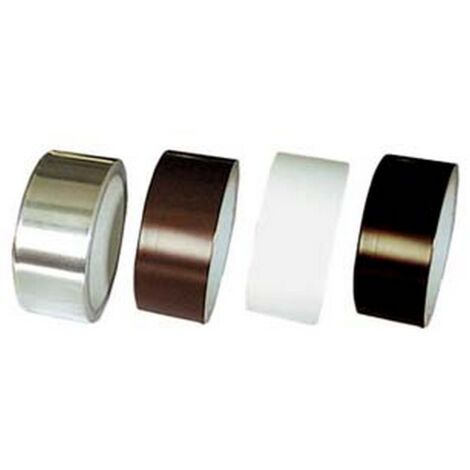 1PZ NASTRO ADESIVO IN ALLUMINIO PER ALTE TEMPERATURE - mm.40x9 mt. colore alluminio