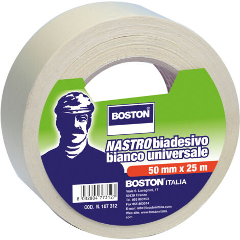 1PZ NASTRO BIADESIVO BOSTON PER L'APPLICAZIONE DI MOQUETTE ML 25X50 MM