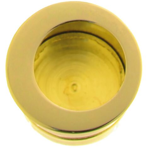 1PZ NOTTOLINO SCOMPARSA TOTALE mm 25  - oro lucido