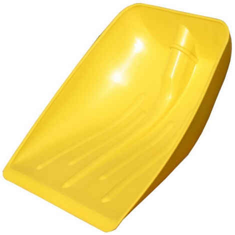 1PZ PALA MULTIUSO POLIPROPILENE DA NEVE cm. 41x38 col. giallo