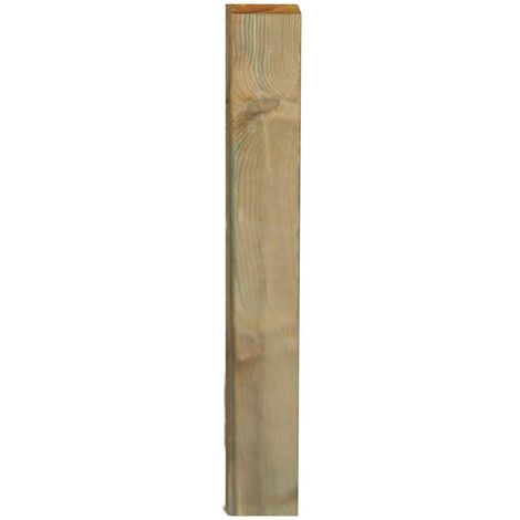 1PZ PALI RETTANGOLARI IN LEGNO TRATTATI ED IMPREGNATI PER RECINTO/STACCIONATA/STECCATO DIMENSIONI CM 2,0X9,0 ALTEZZA CM 300H