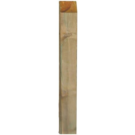 1PZ PALI RETTANGOLARI IN LEGNO TRATTATI ED IMPREGNATI PER RECINTO/STACCIONATA/STECCATO DIMENSIONI CM 9X9 ALTEZZA CM 300H