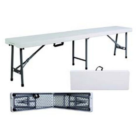1PZ PANCHINA BIRRERIA PIEGHEVOLE IN HDPE CM.183X30X42H.