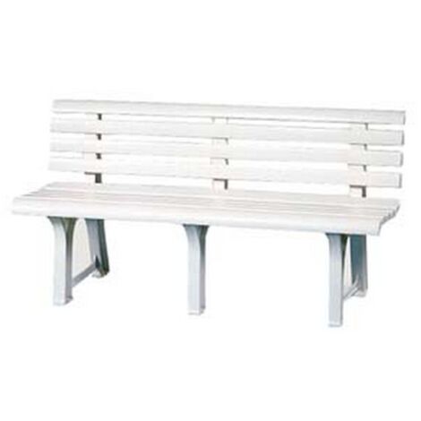 1PZ PANCHINA DA GIARDINO "ORCHIDEA" BIANCA - cm.49x145x74h. - peso kg.9,5