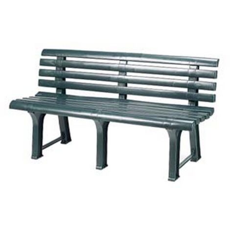 1PZ PANCHINA DA GIARDINO "ORCHIDEA" VERDE - cm.49x145x74h. - peso kg.9,5