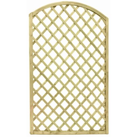 1PZ PANNELLO GRIGLIATO CON ARCO IN LEGNO cm.180x160/180 h