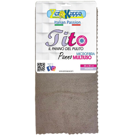 1PZ PANNO IN MICROFIBRA 'TITO MULTIUSO' cm 35 x 35