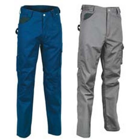 1PZ pantalone drill in cotone e poliestere right fit - tg.44 - antracite/nero