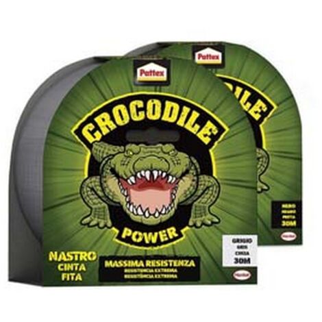 1PZ PATTEX CROCODILE NASTRO ADESIVO - mt.20 grigio