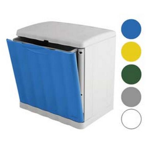 1PZ PATTUMIERA MODULARE AMICA ECO - SPACE IN POLIPROPILENE LT.20 - cm.40x30x40h. - colore verde