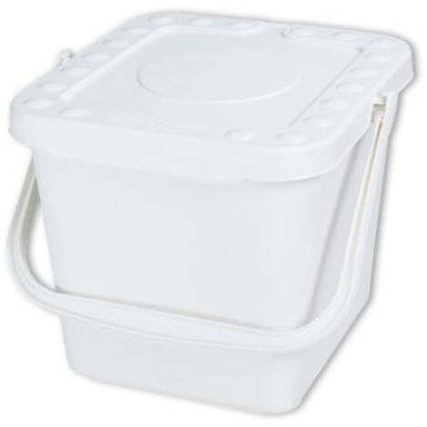 1PZ PATTUMIERA RACCOLTA DIFFERENZIATA 'ECOPLUS' 7 lt cm25 x 25,7 x h 21,7