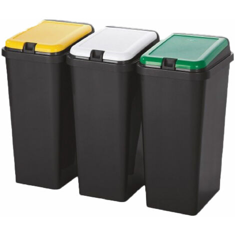 1PZ PATTUMIERA RACCOLTA DIFFERENZIATA SET 'BIDO'' 45 lt. cm 29 x 39 x 64,2