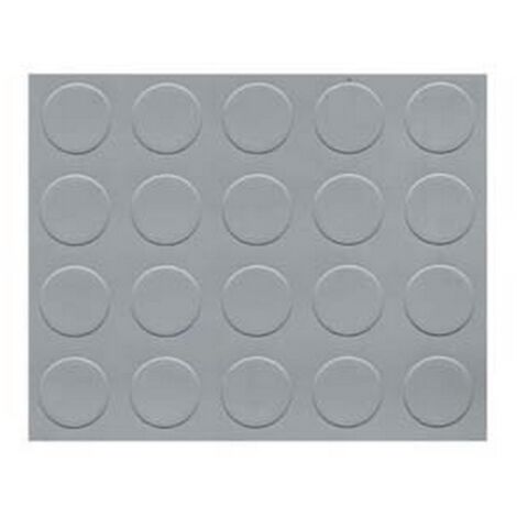 1PZ PAVIMENTO PVC BOLLE H.100 GRIGIO MT.25