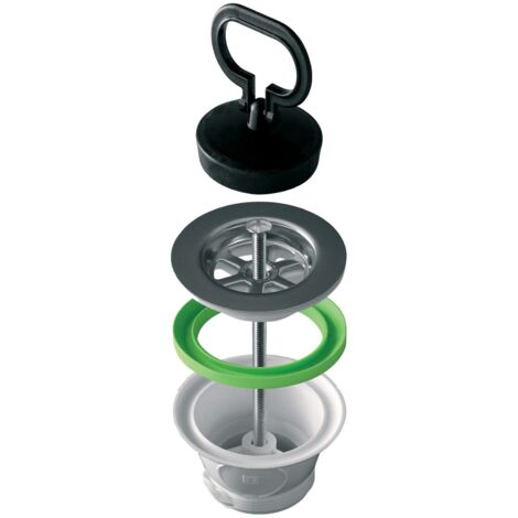 1PZ PILETTA PER LAVELLO INOX 1".1/2DIAMETRO. 70
