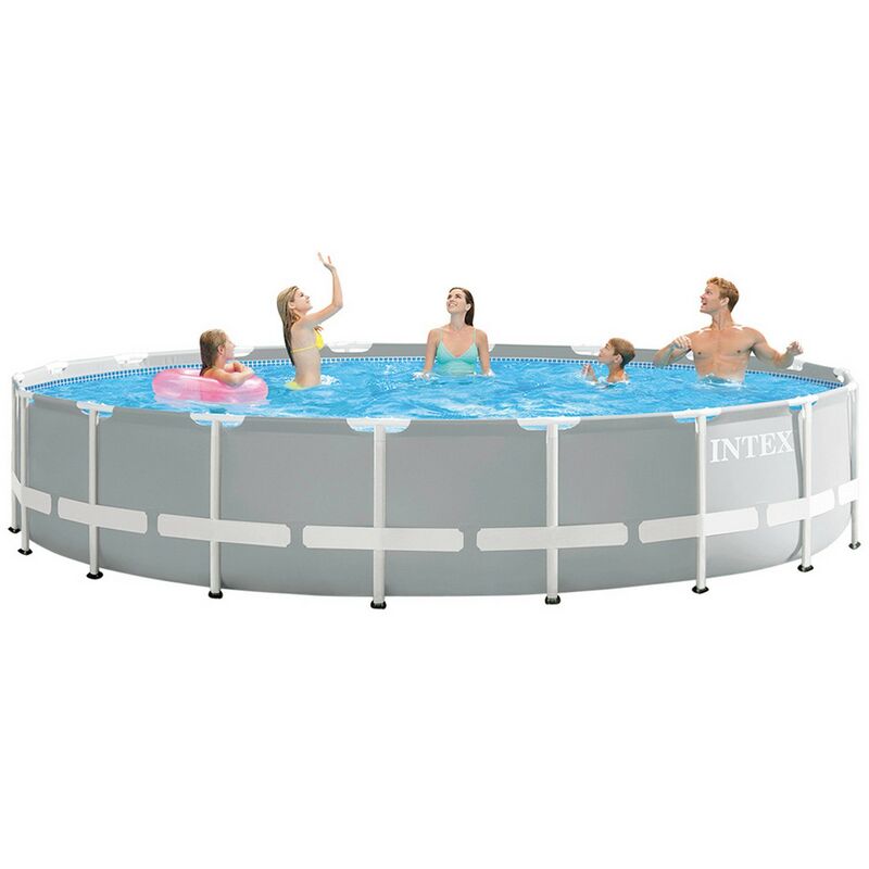 Intex - cf piscina con telaio 'linea prism frame' cm 549 x 122 - capacitã 24311 lt
