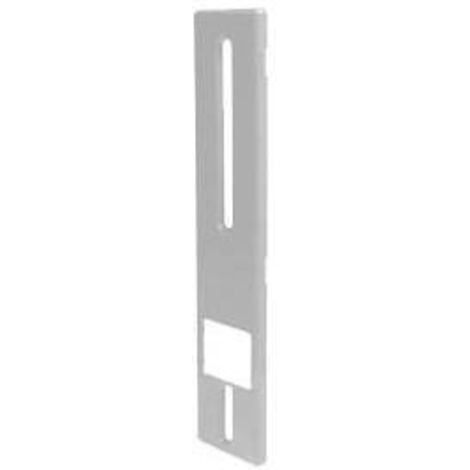 1PZ PLACCA PER AVVOLGITORI UNIVERSALE IN ABS GRIGIO S