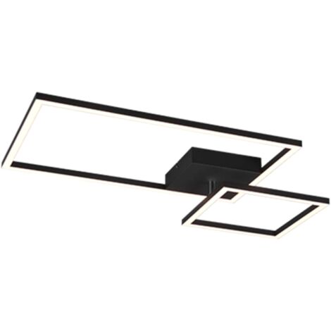 1PZ PLAFONIERA LED PADELLA CON SNODO 25W 4000K NERA