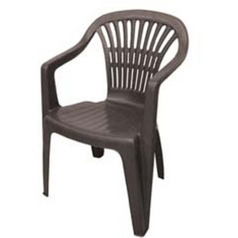 1PZ POLTRONA DA GIARDINO "LYRA" ANTRACITE - cm.56x54x80h. - peso kg.2,75