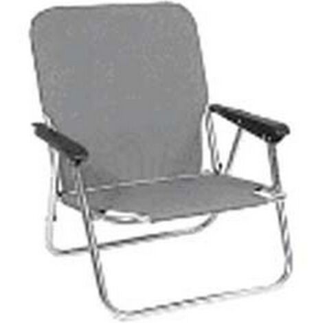1PZ POLTRONCINA IN ACCIAIO DA SPIAGGIA - cm.53x52x66h.