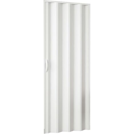 1PZ PORTA A SOFFIETTO 'TAMBORA' cm 82 x 210 - colore bianco