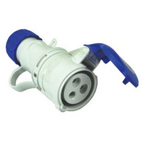 1PZ PRESA INDUSTRIALE VOLANTE ARGO BLU 2P+T CEE IP44 - 16A colore blu 71100