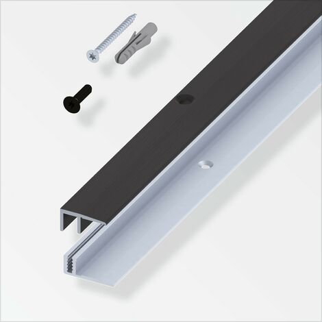 1PZ RACCORDO BALCONE X PARQUET NERO SPAZZOLATO CM.100