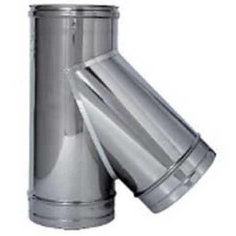 1PZ RACCORDO BRAGA A 135 ACCIAIO INOX AISI 304 MONOPARETE SPESS. MM.0,5 -  mm.200
