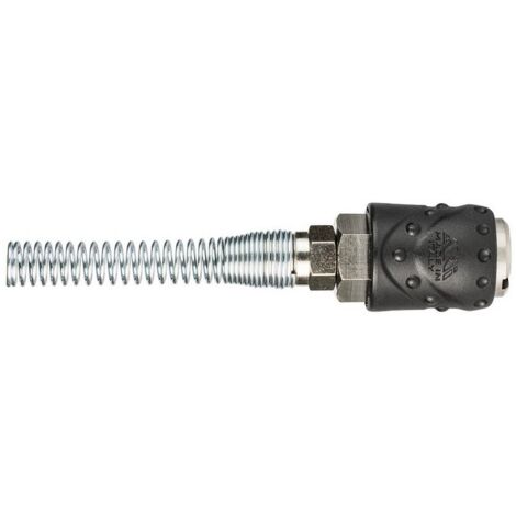1PZ RACCORDO PER SPIRALI ATTACCO RAPIDO PER COMPRESSORI mis. 8x10 (BL)