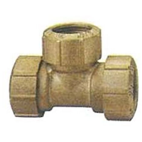 1PZ RACCORDO VX DI ACCOPPIAMENTO A "T" PER TUBO POLIETILENE ART.030 - ø mm.40