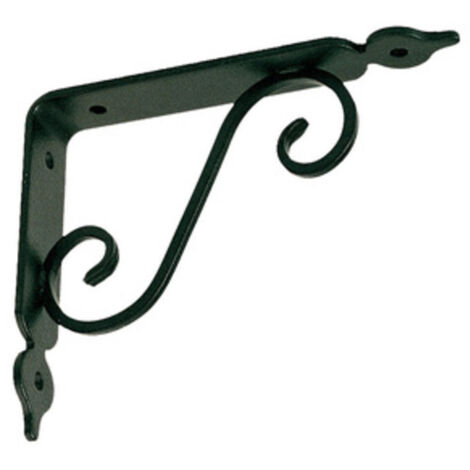 1PZ REGGIMENSOLA FERRO BATTUTO 150X110 MM NERO SATINATO