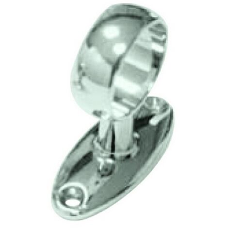 1PZ REGGITUBO FISSO CROMATO PER ARMADI APERTO Ï MM.25 DISTANZA MM.40