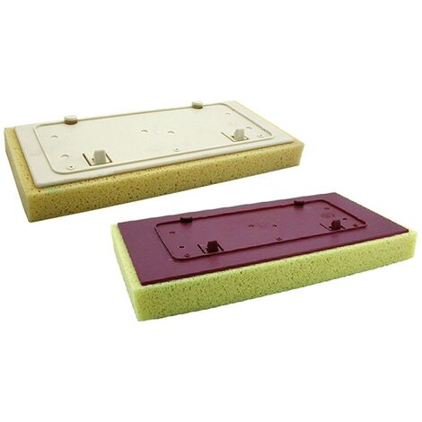 1PZ RICAMBIO SPUGNA CM 17 X 34 COLORE MARRONE