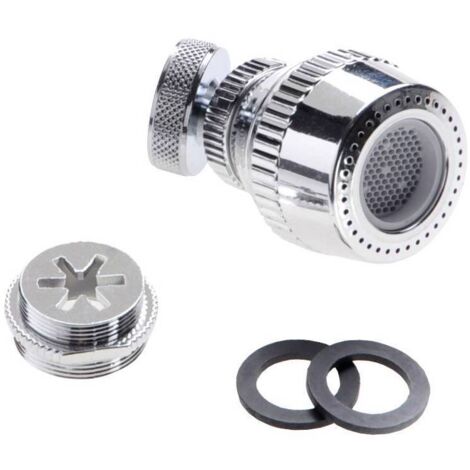 1PZ ROMPIGETTO CON ECONOMIZZATORE  SNODO IN OTTONE CROMATO 9470TCOBL