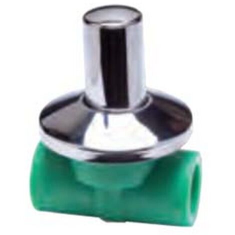 1PZ RUBINETTO A VITONE CON CAPPUCCIO IN PPR  - ø mm.25x3/4"