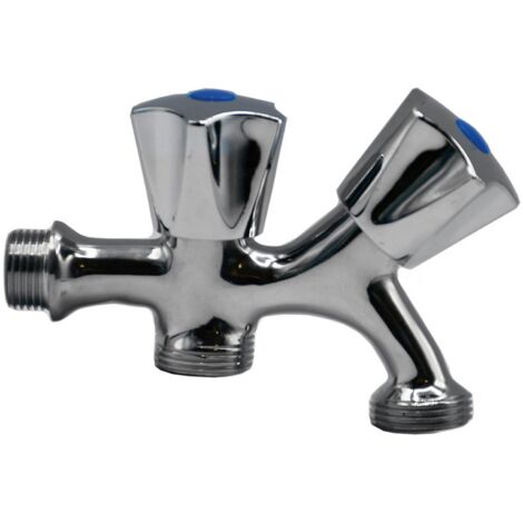1PZ RUBINETTO ATTACCO LAVATRICE E LAVASTOVIGLIE manopole abs