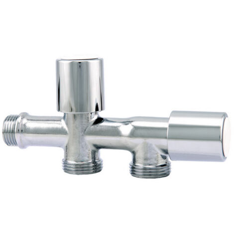 1PZ RUBINETTO IN OTTONE ATTACCO LAVATRICE E LAVASTOVIGLIE Art. 240 mis. 1/2