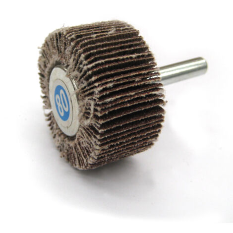 1PZ RUOTA LAMELLARE ABRASIVA  Ï mm. 60x30 - grana 80