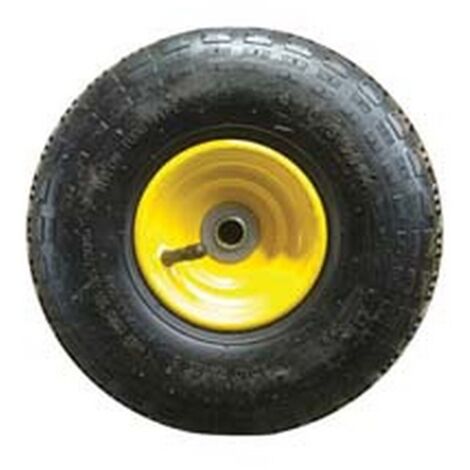 1PZ RUOTA PER CARRELLO CRUK FORO 16 CERCHIO METALLO -  mm.250x80 foro mm.16