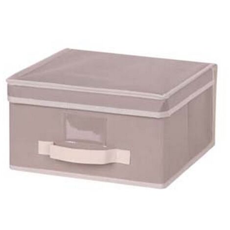 1PZ SCATOLA GUARDAROBA "SAND" IN TNT - cm.40x50x25h.