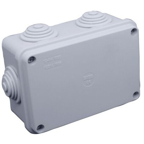 1PZ SCATOLA STAGNA DI DERIVAZIONE CON PASSACAVI IP55 mm. 190x140x70 h