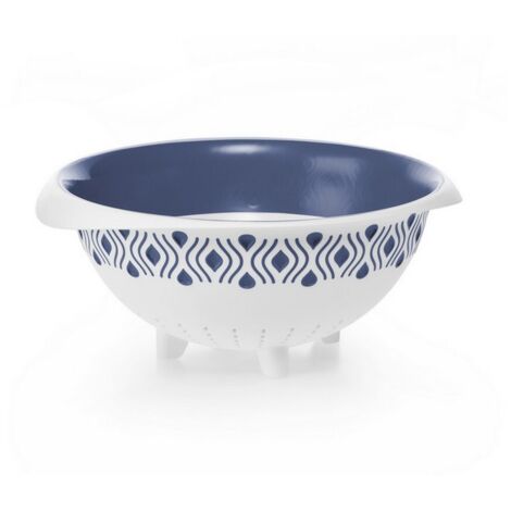 1PZ SCOLAPASTA TOSCA Ï cm.28 bianco/blu palace