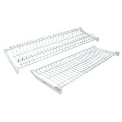 1PZ SCOLAPIATTI PLASTIFICATO BIANCO - cm.86