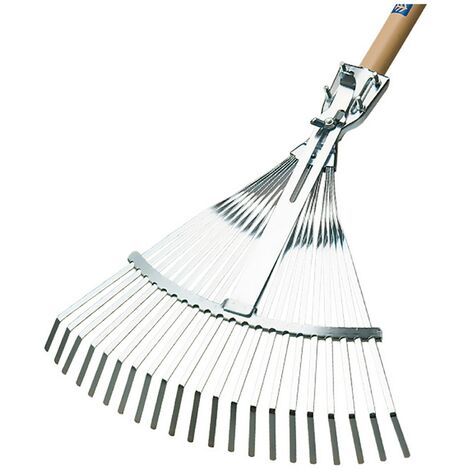 1PZ SCOPA DA GIARDINO REGOLABILE 21 denti