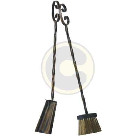 1PZ SCOPINO METALLICO RICAMBIO PER SET CAMINO