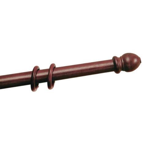 1PZ SCORRITENDA A STRAPPO IN LEGNO Ï mm. 22 col. Noce cm. 160